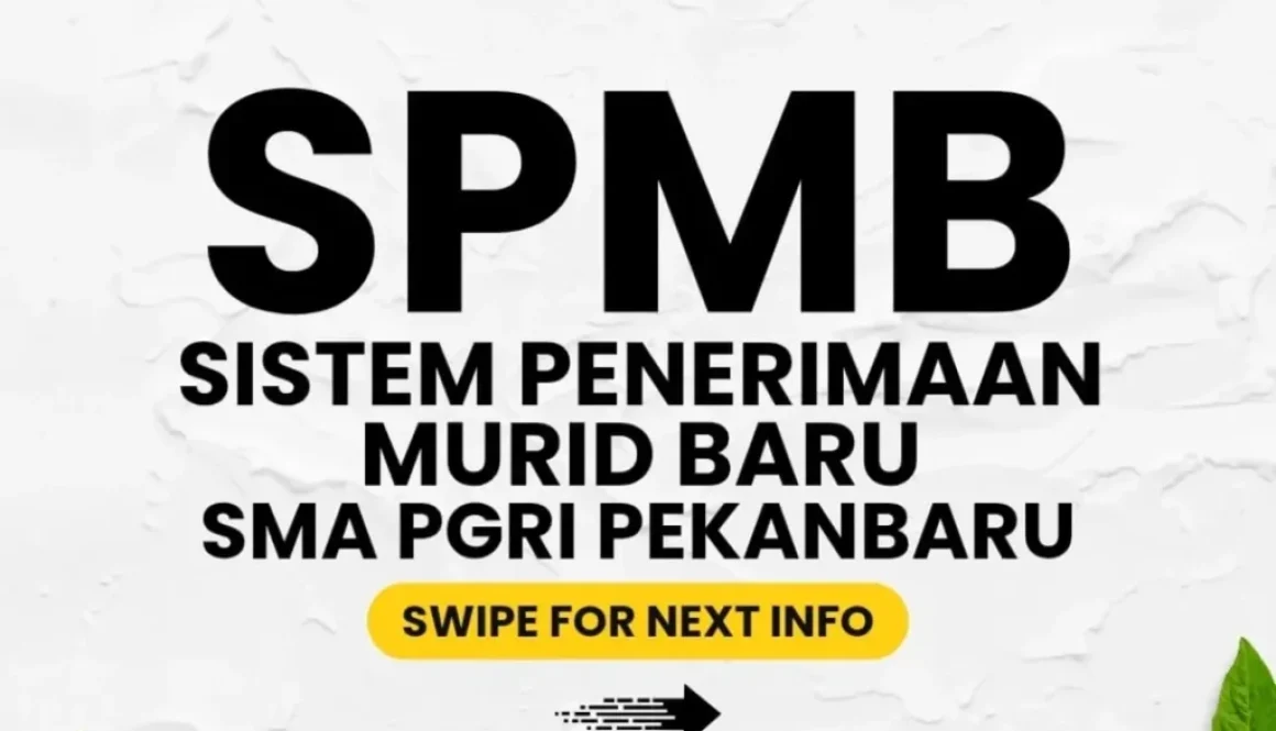 -- Senin, 21 April 2025Sistem Penerimaan Murid Baru (SPMB) SMA PGRI PekanbaruInfo lebih lanjut cek ke @smapgripekanbaru1 #pengurusyplp #pgri #provinsiriau #yplpriau #yplppgririau_2_11zon -- Senin, 21 April 2025Sistem Penerimaan Murid Baru (SPMB) SMA PGRI PekanbaruInfo lebih lanjut cek ke @smapgripekanbaru1 #pengurusyplp #pgri #provinsiriau #yplpriau #yplppgririau_2_11zon